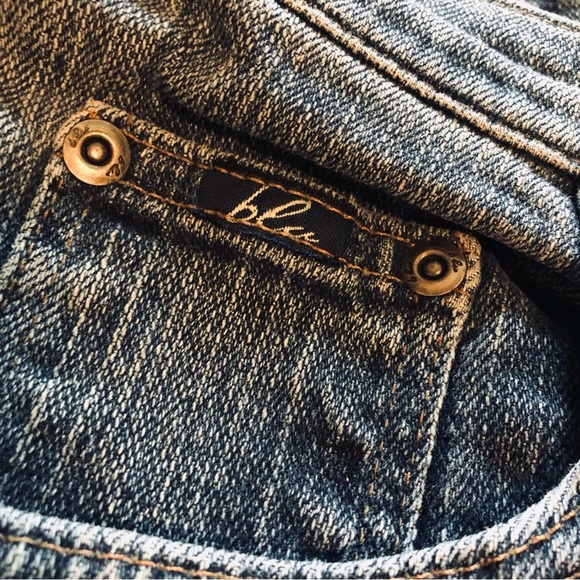 VINTAGE 90s Blu mom jeans high water bootcut high rise 8M - Picture 3 of 10